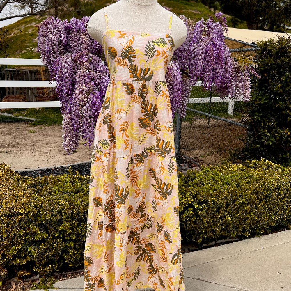 Sanctuary Maxi Summer Dress - Tie Back - Size Small